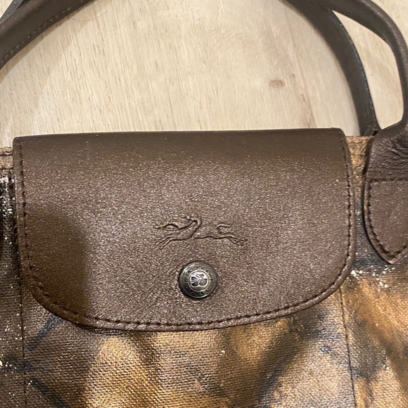 Longchamp Canvas Le Pliage Tote Handbag France - Picture 2 of 7